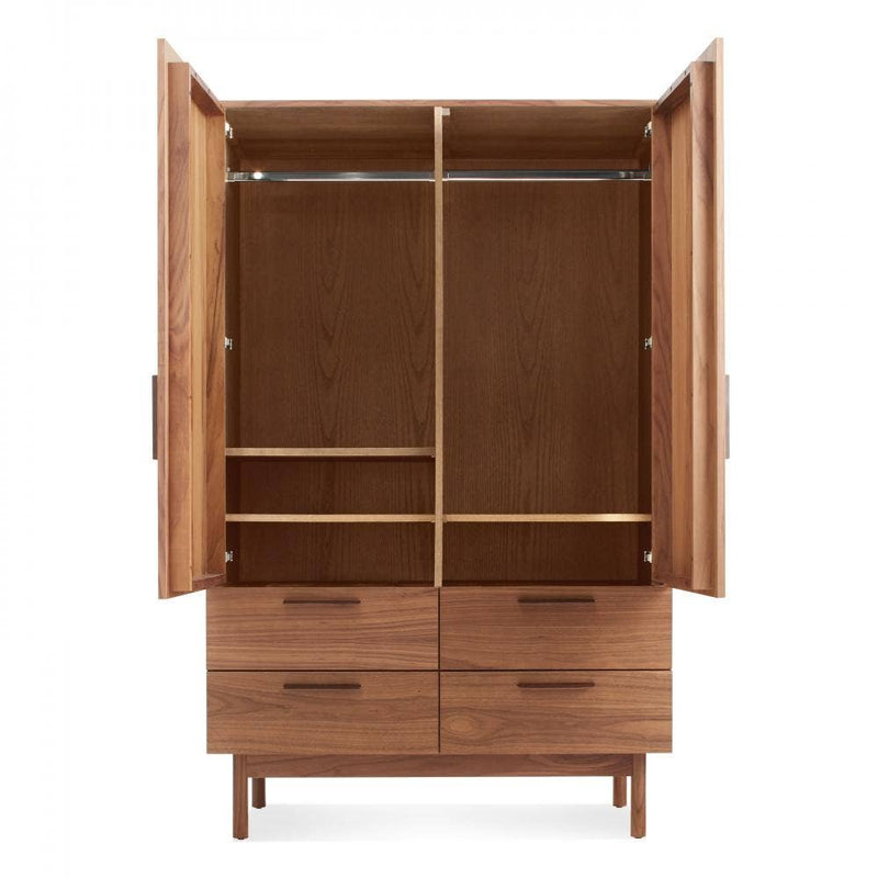 Shale Wardrobe in Walnut
