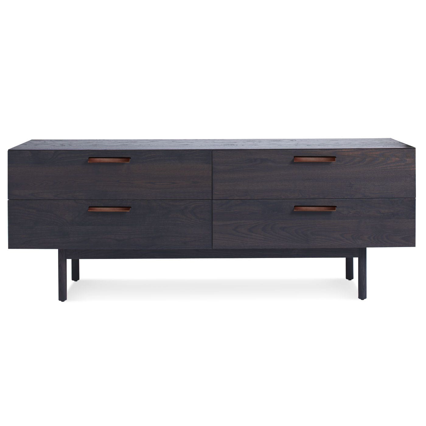 blu dot dresser lap 4 drawer reinforce the linear design and create a seductive shadow line Shale 4 Drawer Dresser |