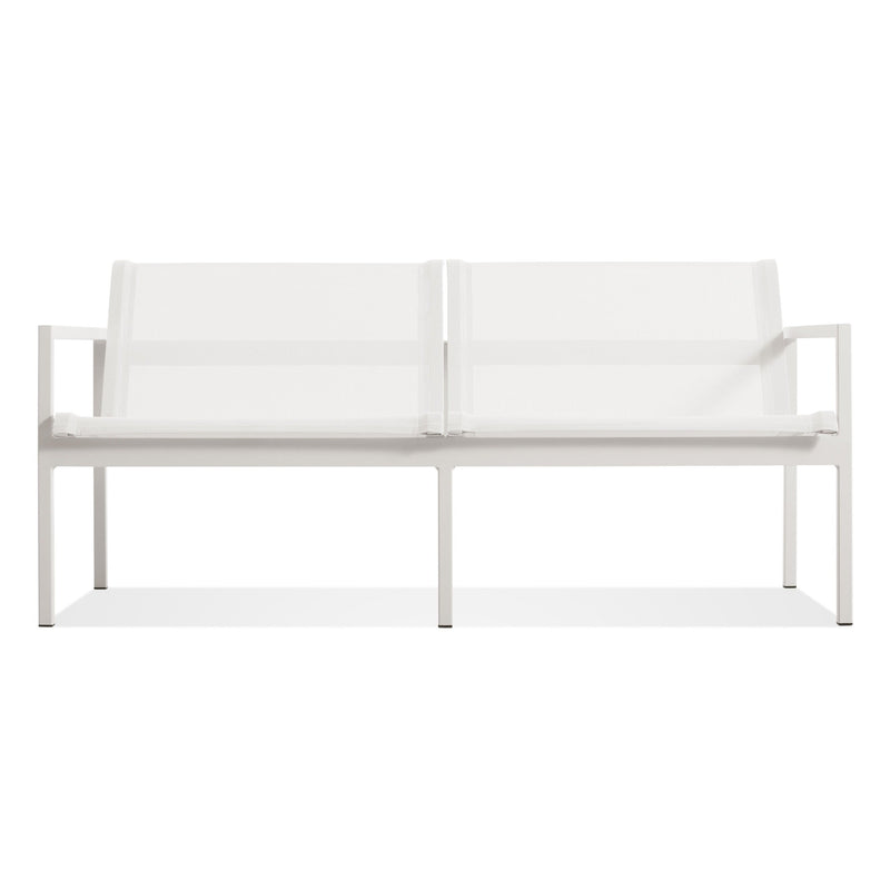 Skiff Outdoor 2 Seat Sofa in White