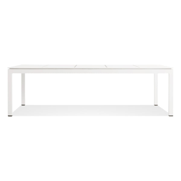 Skiff Outdoor Coffee Table in White - Angle 1