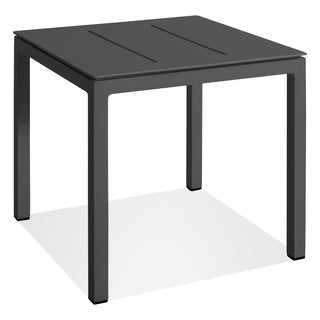 Skiff Outdoor Low Side Table in Carbon - Angle 5