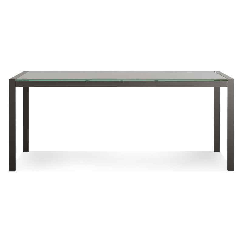 Skiff Rectangle Outdoor Table in White - Angle 2