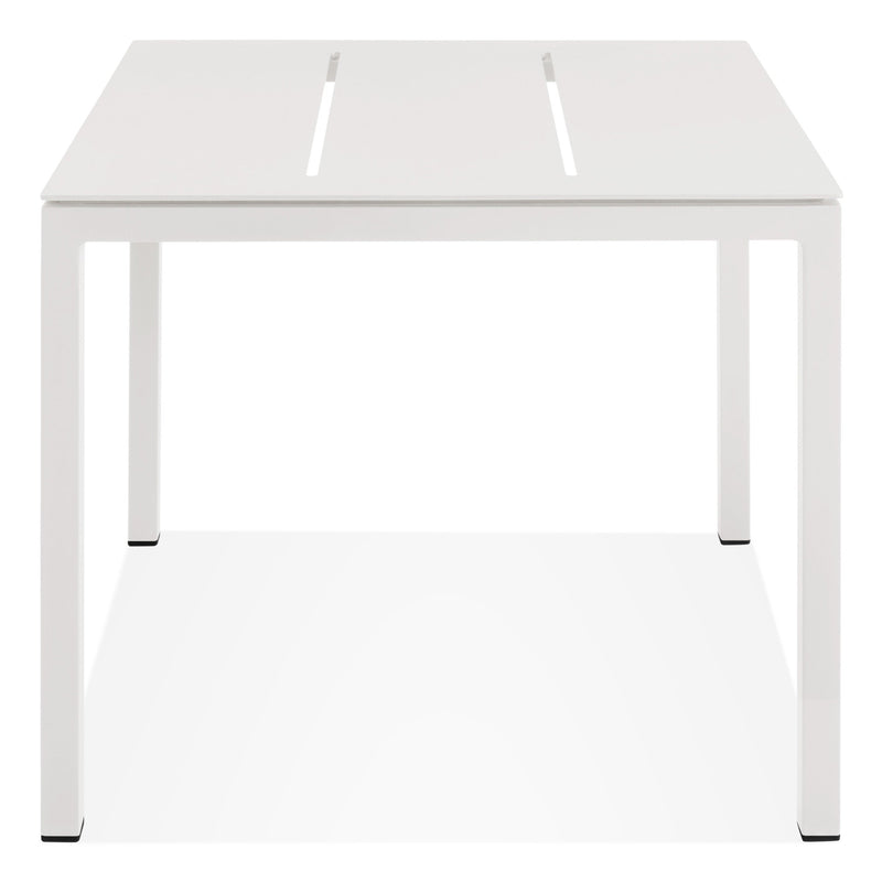 Skiff Outdoor Tall Side Table in White