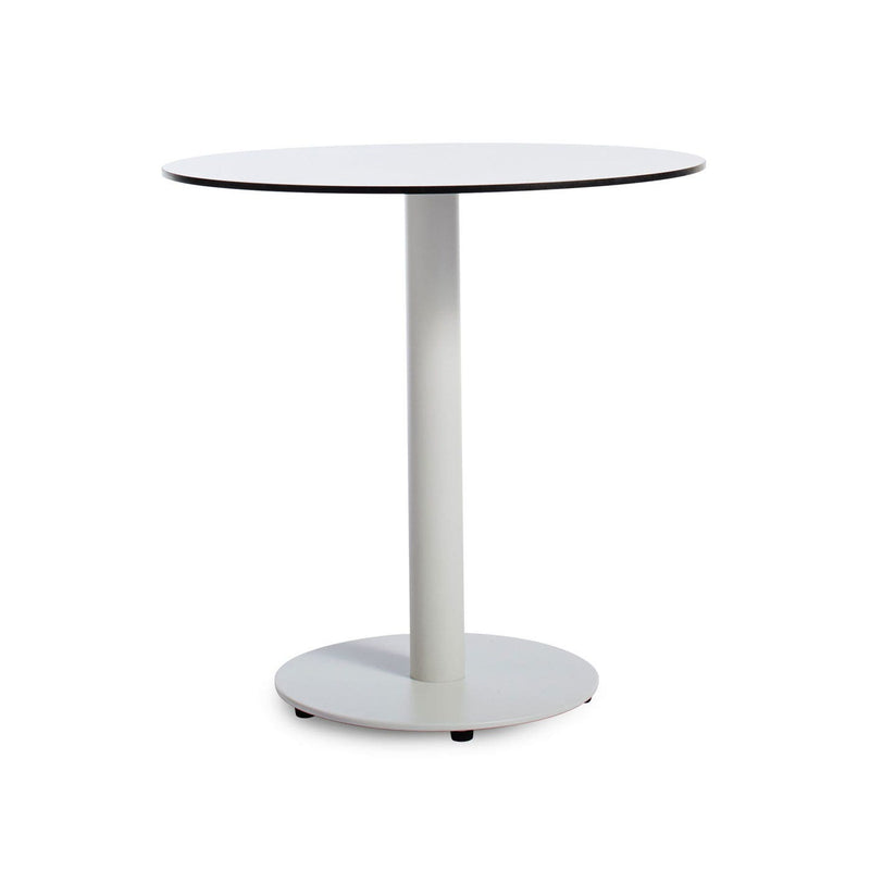 Skiff 30" Small Outdoor Café Table in White