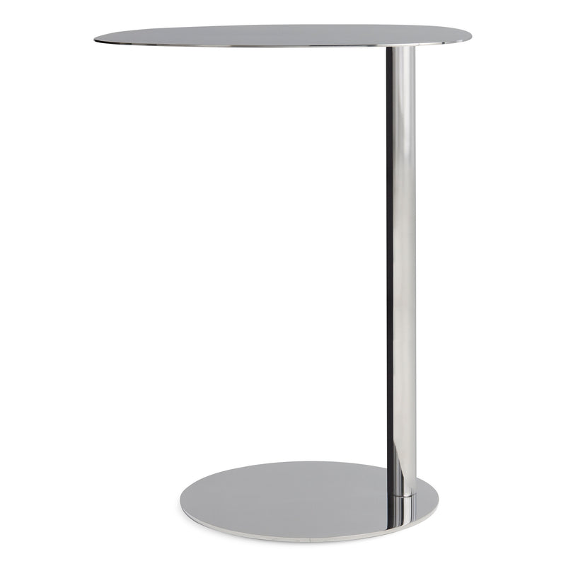 Swole Tall Table in Polished Stainless