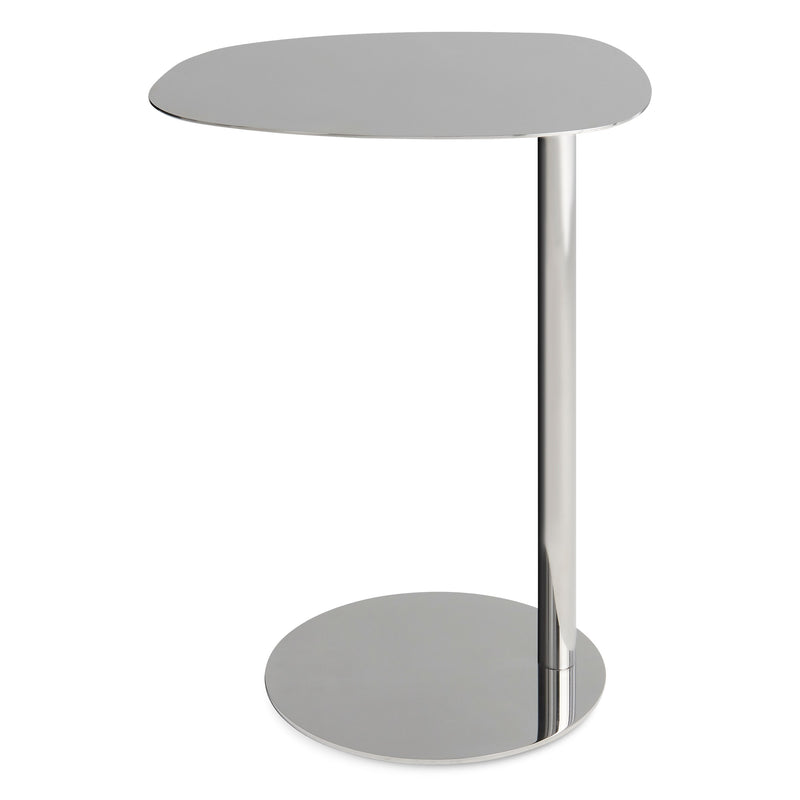 Swole Tall Table in Polished Stainless