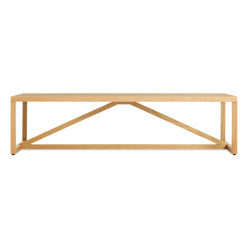 Strut Wood Coffee Table in White Oak