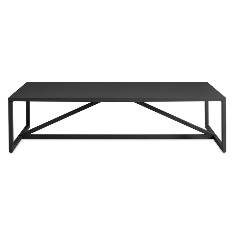 Strut Outdoor Coffee Table in Carbon