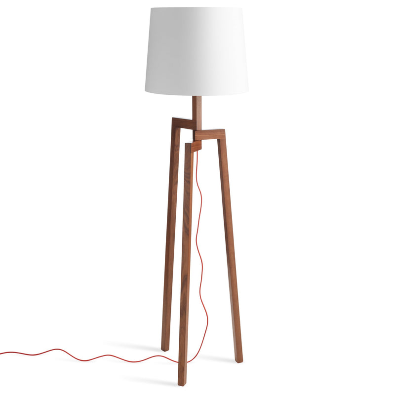 Stilt Floor Lamp in Walnut