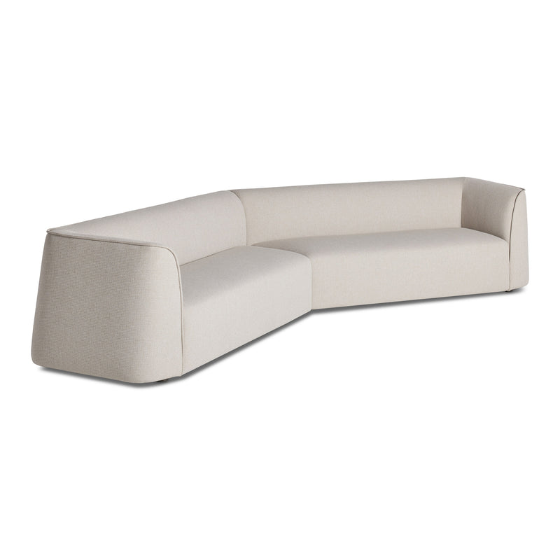 Thataway Angled Sectional Sofa in Maharam Mantle in Future