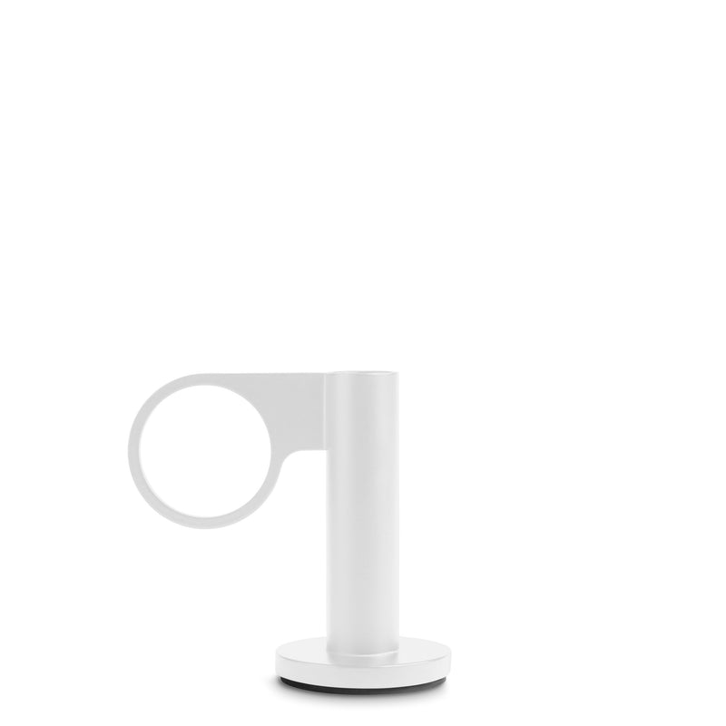 Who Goes There? Candle Holder Shape 4 in White