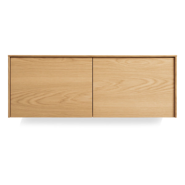 Wonder Wall 2.0 2 Door Cabinet in White Oak - Angle 1