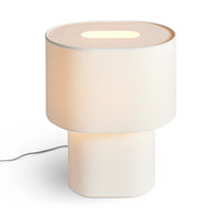 Hilla Small Table Lamp in Linen - Angle 5