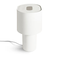 Hilla Small Table Lamp in Linen - Angle 10