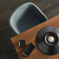 Square One Small Stacking Tray in Black-Stained Acacia - Angle 3