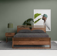 Woodrow Bed in Smoke - Angle 16