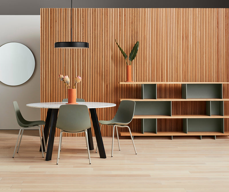 Clean Cut Chair in Oblivion - Angle 2