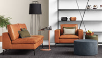 Perimeter Floor Lamp in White - Angle 4