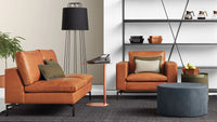 Perimeter Floor Lamp in White - Angle 2