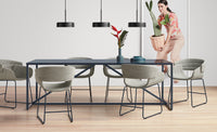 Bobber Small Pendant Light in Mustard - Angle 6