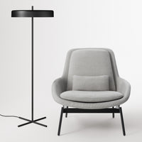 Bobber Floor Lamp in Black - Angle 6