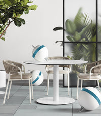 Mate Outdoor Chair in Toohey Breezy Blue - Angle 8