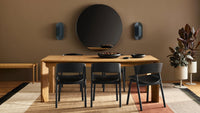 Moreover Extension Dining Table in White Oak - Angle 2