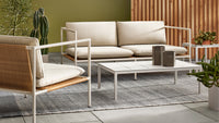 Dog Days Outdoor Lounge Chair in Sunbrella Linen - Angle 7