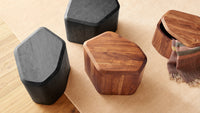 Hoard Medium Side Table with Storage in Black-Stained Acacia - Angle 13