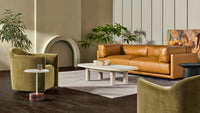 Sunday 102&quot; Sofa in Sanford Black - Angle 8