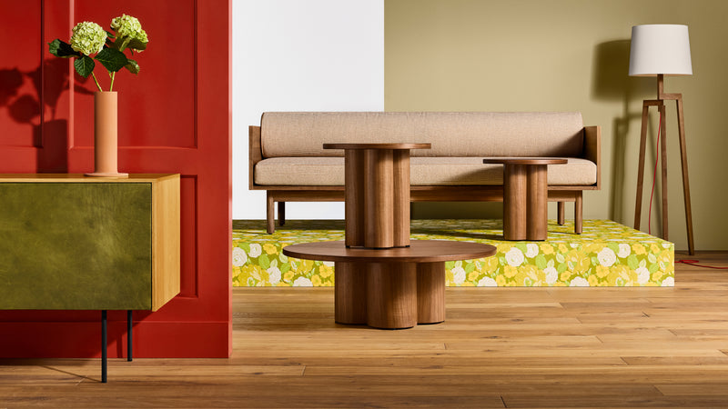 4/4 Side Table in White Oak - Angle 2