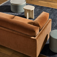 Sunday 82" Sofa in Camel Velvet - Angle 3