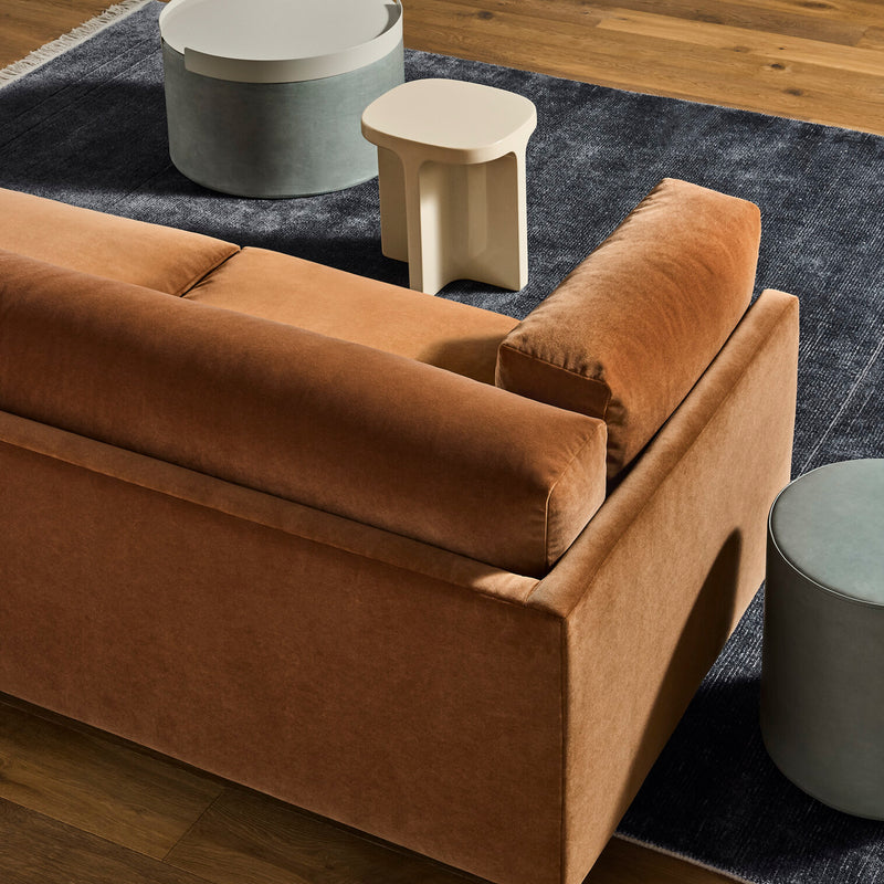 Sunday L Sectional Sofa in Sanford Linen - Angle 2