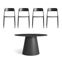 Circula + Trim Dining Set - Angle 1