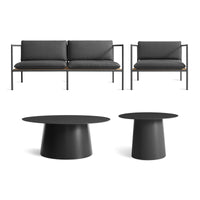 Dog Days + Circula Patio Set en Sunbrella Linen - ángulo 1