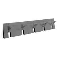 2D:3D Coat Rack in Gunmetal - Angle 1