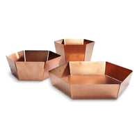 2D:3D Large Bowl in Copper - Angle 2
