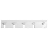 2D:3D Coat Rack in White - Angle 2