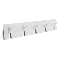 2D:3D Coat Rack in White - Angle 1