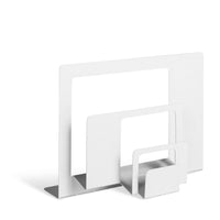 2D:3D Letter Holder in White - Angle 1