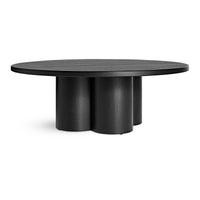 4/4 Coffee Table in Black on Ash - Angle 4