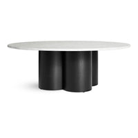 4/4 Coffee Table en Marble / Black on Ash - ángulo 4