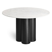 4/4 Round Dining Table in 48" Round - Angle 6