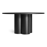 4/4 Round Dining Table in 60" Round - Angle 7