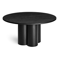 4/4 Round Dining Table in 60" Round - Angle 8