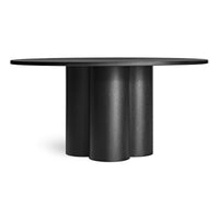 4/4 Round Dining Table in 60" Round - Angle 1