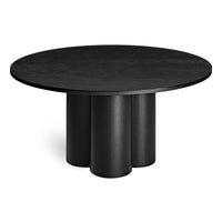 4/4 Round Dining Table in 60" Round - Angle 6