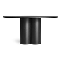 4/4 Round Dining Table in 60" Round - Angle 9