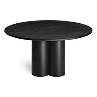 4/4 Round Dining Table in 60" Round - Angle 10