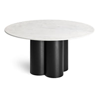 4/4 Round Dining Table in 60" Round - Angle 8
